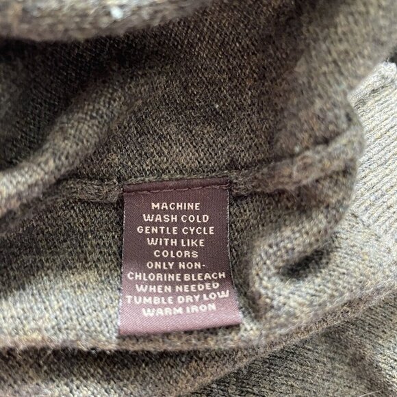 Tasso Elba Elbow Patch Sweater Men XL Green Full Zip Collared Lightweight Jacket - Picture 8 of 12